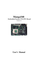 Kontron Mungo540 User Manual