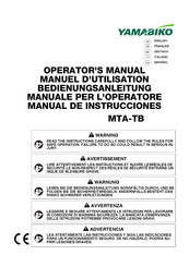 Yamabiko ECHO MTA-TB Operator's Manual