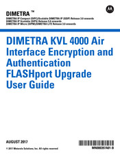 Motorola Dimetra KVL 4000 Air User Manual