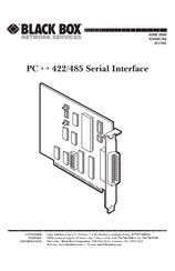 Black Box PC 422/485 Instructions Manual
