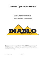 Diablo Controls DSP-222 Operation Manual