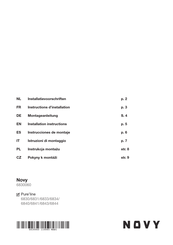 Novy 6830060 Installation Instructions Manual