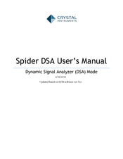 Crystal Instruments Spider User Manual