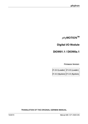 phytron DIOM01.1 Manual