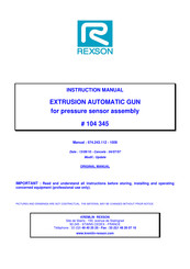 Kremlin-Rexson 104 345 Instruction Manual