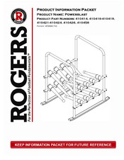 Rogers Powerblast Product Information Packet