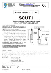 SEA SCUTI Installation Instructions Manual