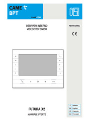 CAME BPT FUTURA X2 User Manual