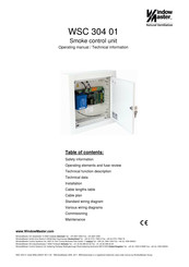 Window Master WSC 304 01 Operating Manual/Technical Information