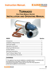Ambirad TORNADO Installation And Operating Manual