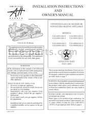 American Hearth VLS-18MV-CR1-2 Installation Instructions And Owner's Manual