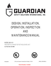 Guardian G600-B Design, Installation, Operation, And Maintenance Manual