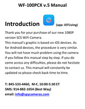SCS WF-100PCX Manual