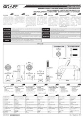 Graff 5373300 Instructions For Assembly And Use