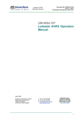 Sonardyne Lodestar AHRS Operation Manual