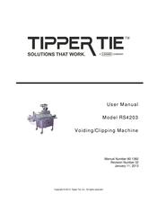 Dover Tipper Tie RS4203 User Manual
