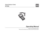 Kett MT-900 Operating Manual