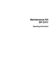 Ricoh Aficio SP C411 Operating Instructions Manual