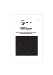 Atlantic 1017001500 Operating And Installation Instructions