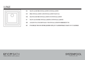 Porcelanosa SYSTEMPOOL KRION LINE Pre-Installation And Installation Manual