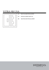 Porcelanosa SYSTEMPOOL YOVE 9B USA Installation Manual