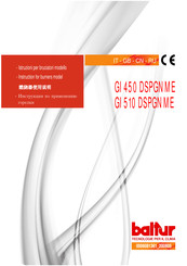 baltur GI 500 DSPGN ME Instruction