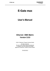 ETC transtechnik E-Gate max User Manual