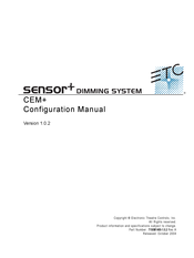 Etc sensor+ CEM+ Configuration Manual