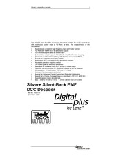 Lenz Elektronik Digital plus Silent-Back Quick Start Manual