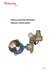 Hogfors 31300CS Series Installation And Operation Manual