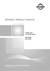 Spinner 741650R000 Product Manual