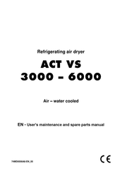 FRIULAIR ACT VC 3000 - 6000 Manual