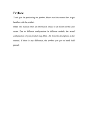 TENDZONE FOUNDER-100E Manual