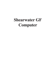 Shearwater GF Computer Manual