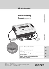 meibes Rossweiner Heatsonic Installation Manual