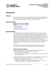 GILBARCO VEEDER-ROOT C00016 Series Installation Manual