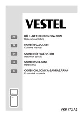 Vestel VKK 872 A2 Instruction Booklet