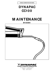 Dynapac CC100 Maintenance Manual