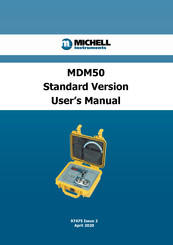 Michell Instruments MDM50 User Manual