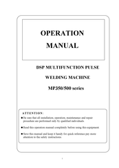 Hanshen MP350 Series Operation Manual