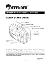Defender CD8180 Quick Start Manual