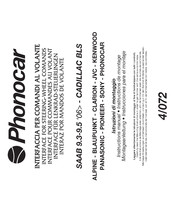 Phonocar 4/072 Manual