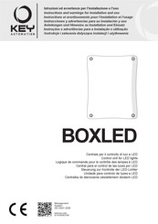 Key Automation BOXLEDXL Instructions And Warnings For Installation And Use