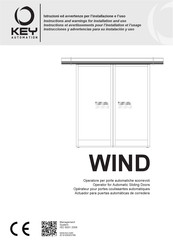 Key Automation WIND Instructions And Warnings For Installation And Use