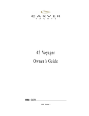 Carver Yachts 45 Voyager 2005 Owner's Manual