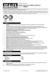 Sealey WS681 Instructions