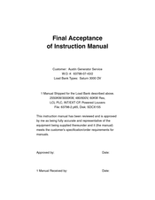 Simplex Saturn 3000 DV Technical Manual