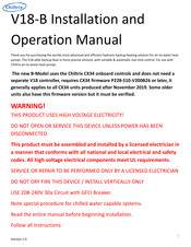 Chiltrix V18-B Installation And Operation Manual