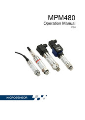 Microsensor MPM480 Operation Manual