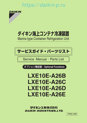 Daikin LXE10E-A26D Service Manual And Parts List